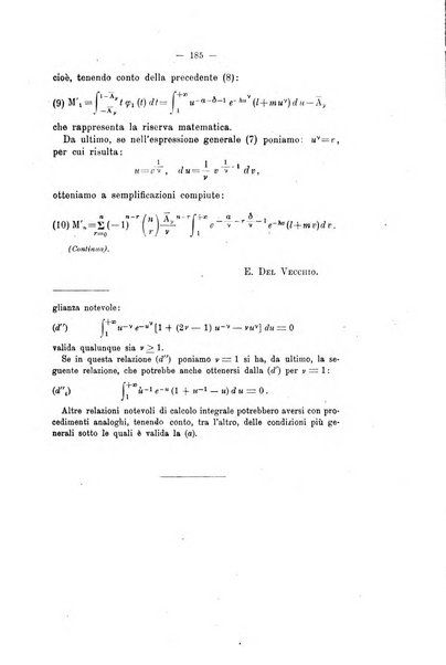 Giornale di matematica finanziaria rivista tecnica del credito e della previdenza