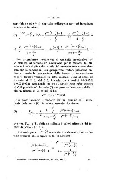 Giornale di matematica finanziaria rivista tecnica del credito e della previdenza