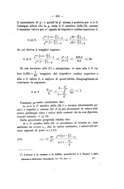 Giornale di matematica finanziaria rivista tecnica del credito e della previdenza