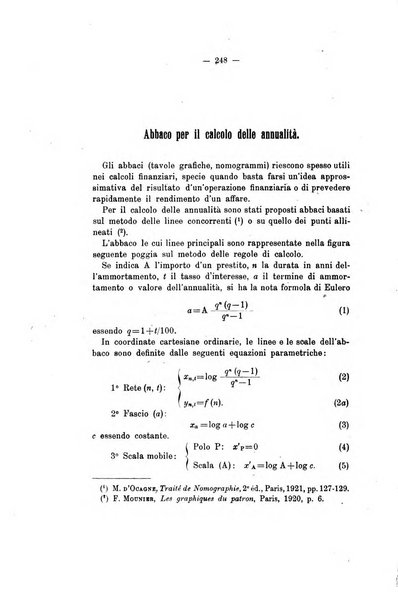 Giornale di matematica finanziaria rivista tecnica del credito e della previdenza