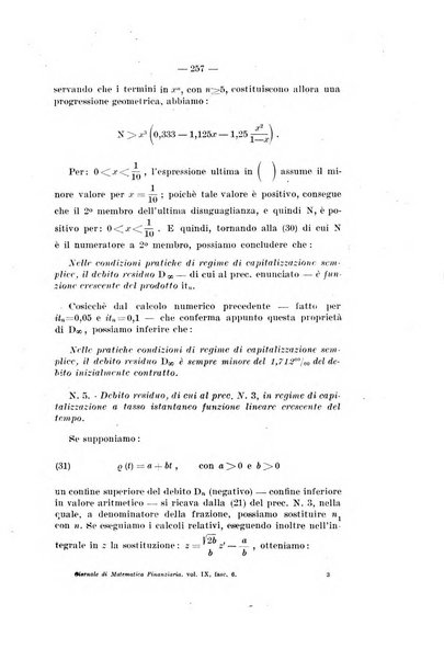 Giornale di matematica finanziaria rivista tecnica del credito e della previdenza