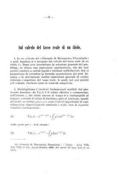 Giornale di matematica finanziaria rivista tecnica del credito e della previdenza