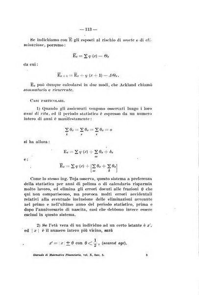 Giornale di matematica finanziaria rivista tecnica del credito e della previdenza