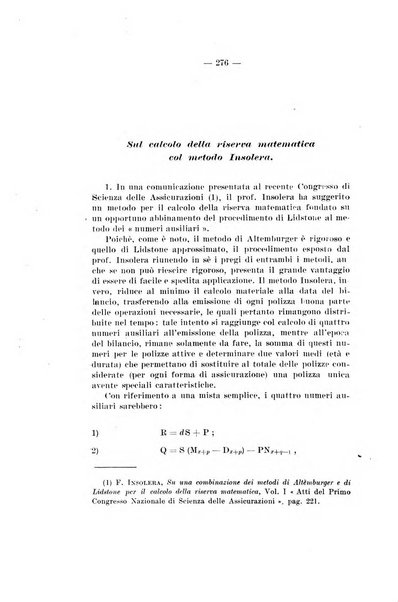 Giornale di matematica finanziaria rivista tecnica del credito e della previdenza