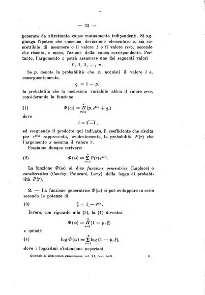 Giornale di matematica finanziaria rivista tecnica del credito e della previdenza