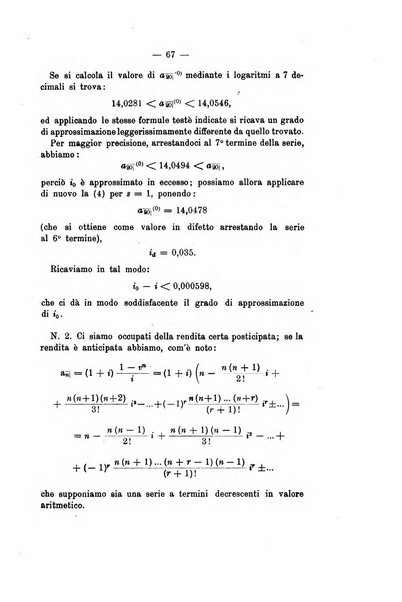 Giornale di matematica finanziaria rivista tecnica del credito e della previdenza