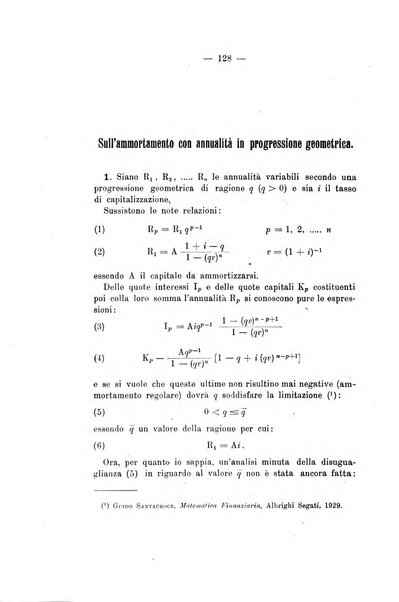 Giornale di matematica finanziaria rivista tecnica del credito e della previdenza