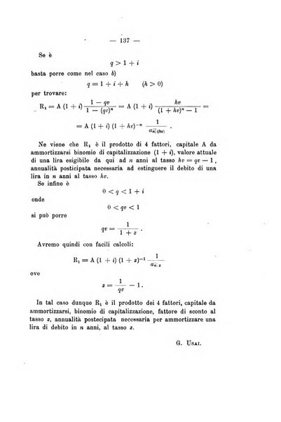 Giornale di matematica finanziaria rivista tecnica del credito e della previdenza