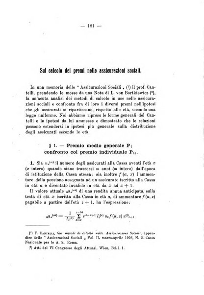 Giornale di matematica finanziaria rivista tecnica del credito e della previdenza