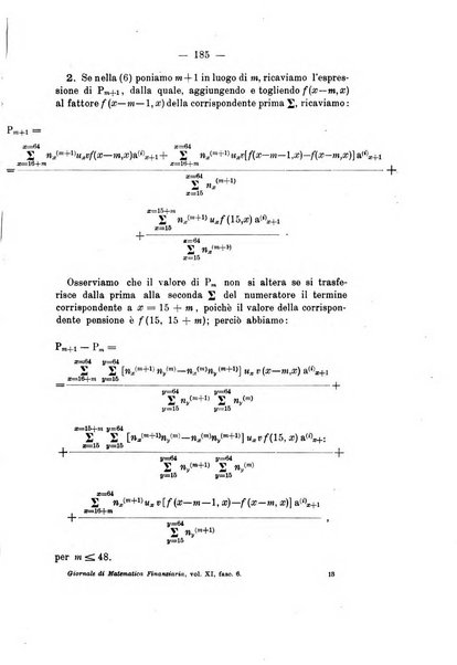 Giornale di matematica finanziaria rivista tecnica del credito e della previdenza