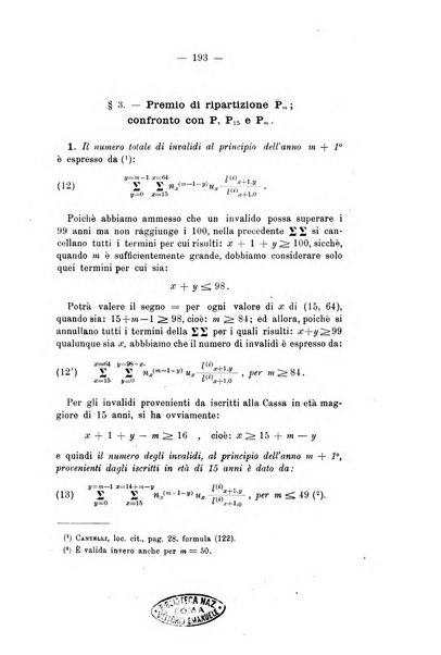 Giornale di matematica finanziaria rivista tecnica del credito e della previdenza