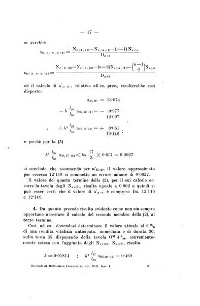 Giornale di matematica finanziaria rivista tecnica del credito e della previdenza