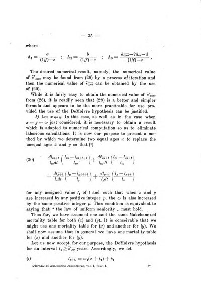 Giornale di matematica finanziaria rivista tecnica del credito e della previdenza