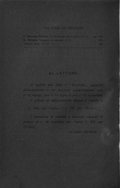 Giornale di matematica finanziaria rivista tecnica del credito e della previdenza