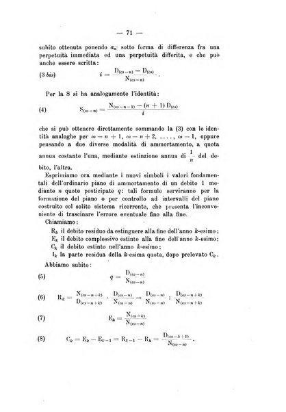 Giornale di matematica finanziaria rivista tecnica del credito e della previdenza