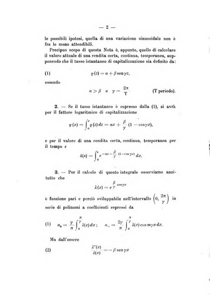 Giornale di matematica finanziaria rivista tecnica del credito e della previdenza