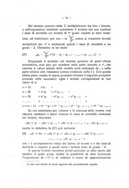 Giornale di matematica finanziaria rivista tecnica del credito e della previdenza