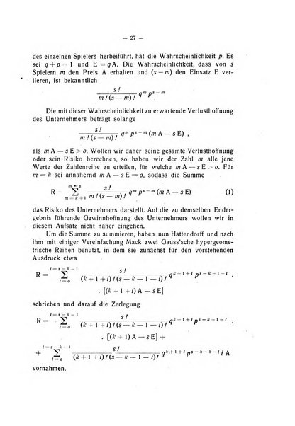 Giornale di matematica finanziaria rivista tecnica del credito e della previdenza