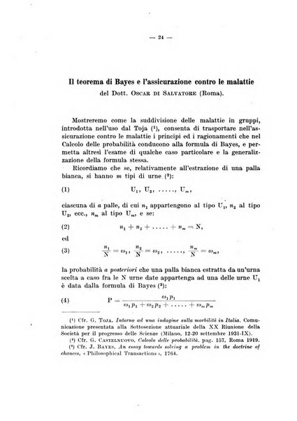 Giornale di matematica finanziaria rivista tecnica del credito e della previdenza