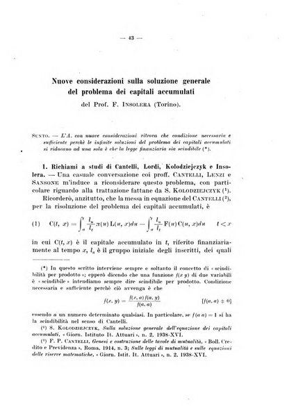 Giornale di matematica finanziaria rivista tecnica del credito e della previdenza