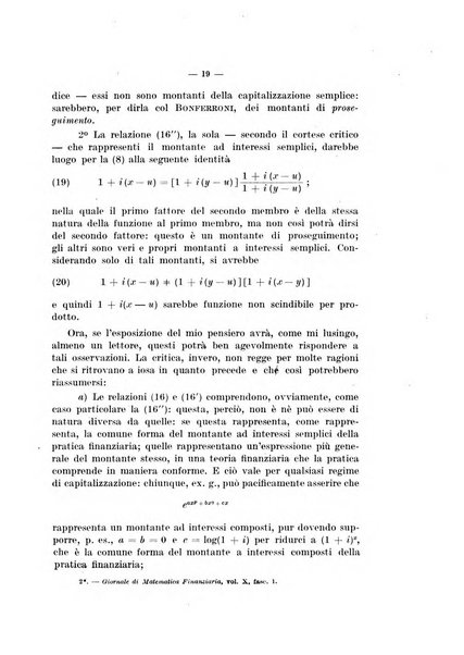 Giornale di matematica finanziaria rivista tecnica del credito e della previdenza