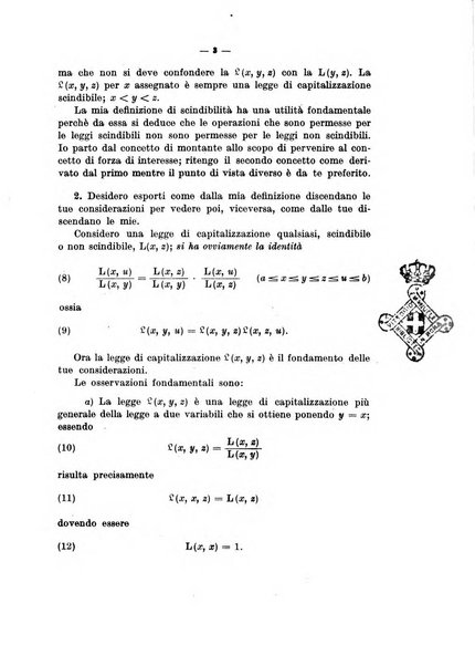 Giornale di matematica finanziaria rivista tecnica del credito e della previdenza