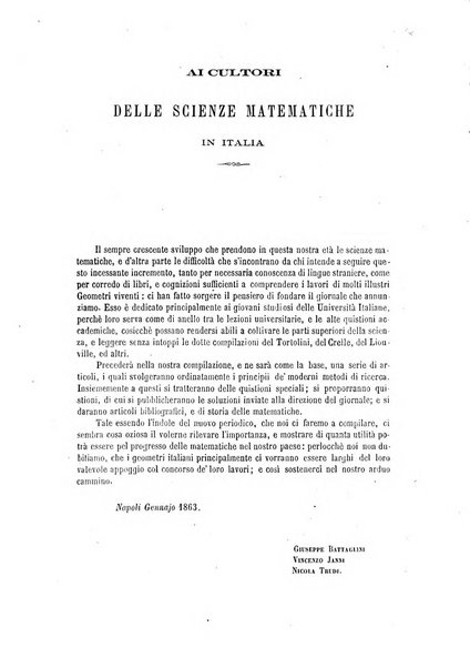 Giornale di matematiche