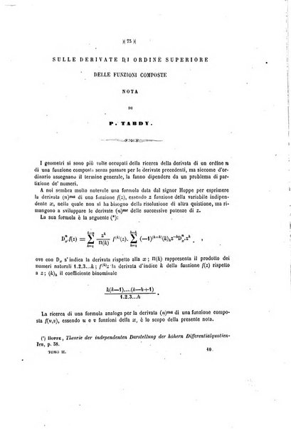 Giornale di matematiche