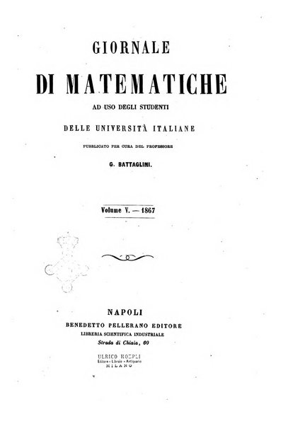 Giornale di matematiche