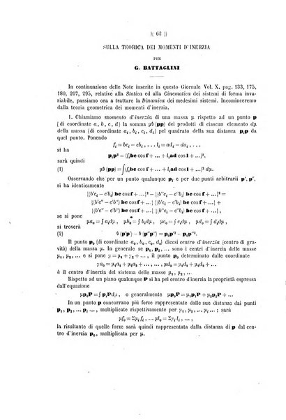 Giornale di matematiche