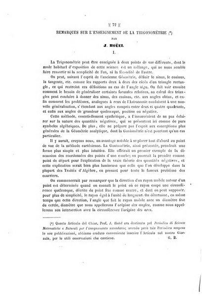 Giornale di matematiche