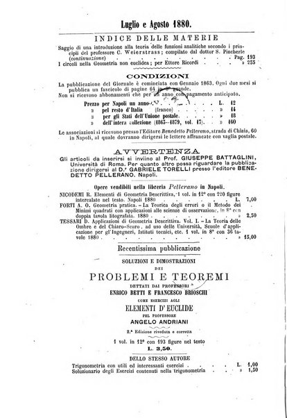 Giornale di matematiche