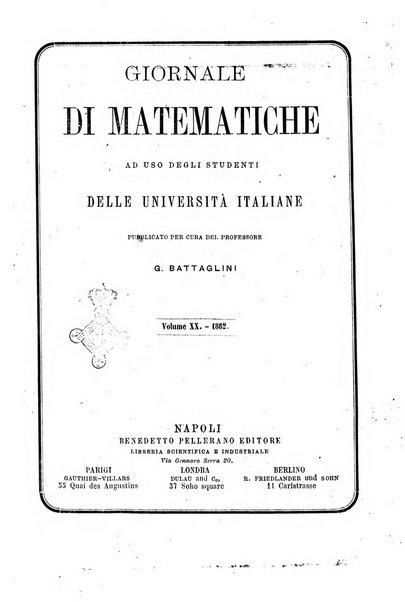 Giornale di matematiche