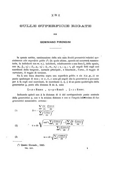 Giornale di matematiche