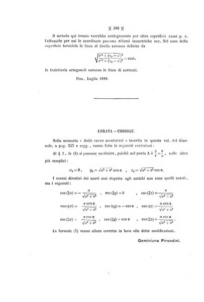 Giornale di matematiche