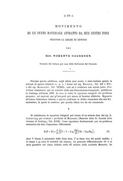 Giornale di matematiche