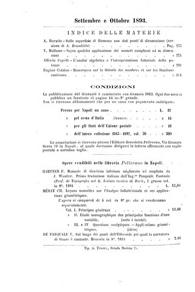 Giornale di matematiche