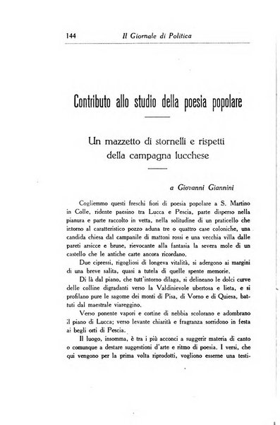 Il giornale di politica e di letteratura