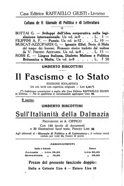 Il giornale di politica e di letteratura