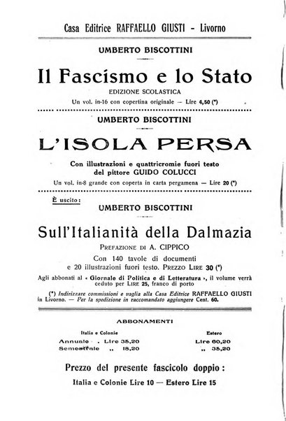 Il giornale di politica e di letteratura