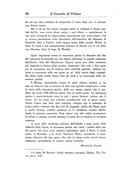 Il giornale di politica e di letteratura