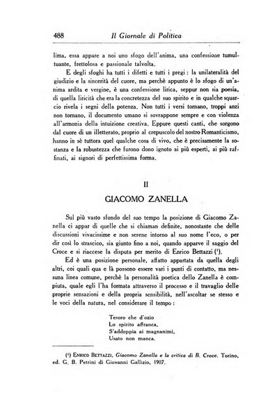 Il giornale di politica e di letteratura