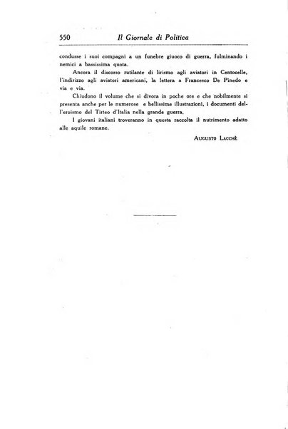 Il giornale di politica e di letteratura