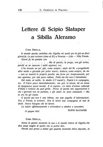 Il giornale di politica e di letteratura