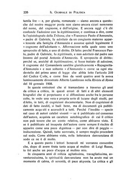 Il giornale di politica e di letteratura