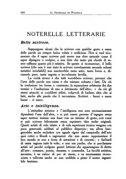 Il giornale di politica e di letteratura