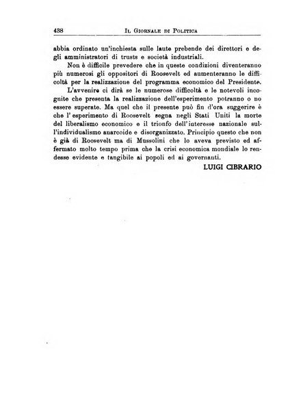 Il giornale di politica e di letteratura