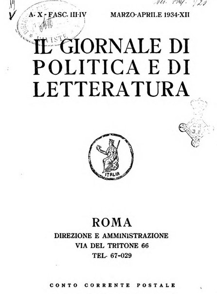 Il giornale di politica e di letteratura