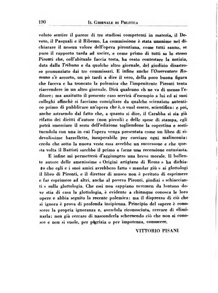 Il giornale di politica e di letteratura