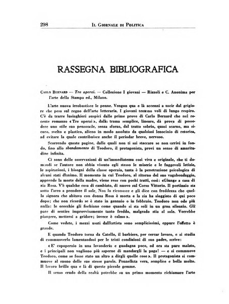 Il giornale di politica e di letteratura